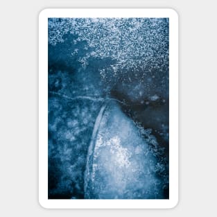 Deep Freeze Ice Patterns Series #2 Sticker